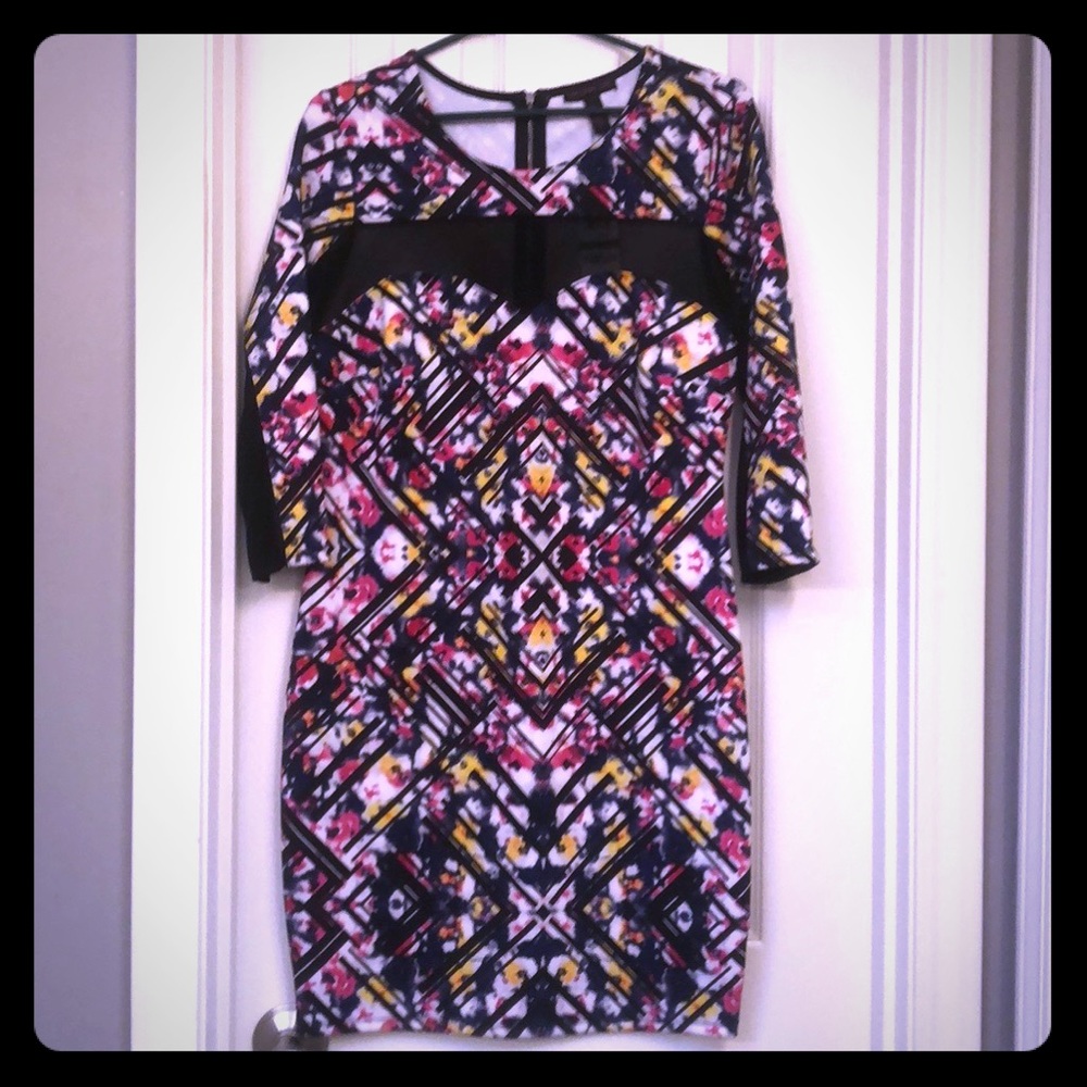 Artsy, sexy, mini cocktail dress!